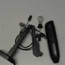 Dynooper Electric Milk Frother Handheld: Rechargeable 3 in 1  LED Digital Display with 3 Speeds Portable Stainless Steel Drink Foam Mixer for Milk Coffee, Lattes  Starlight Black