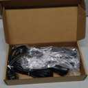 HLauto 1002L Emergency Strobe Traffic Advisor Light Bar: 40 LED Dash Safety Warning Flashing Light, Front/Rear Windshield Visor for Construction Vehicle, Tow/Plow Truck (2x10.7inch, Amber White)