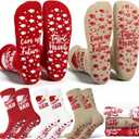 3 Pairs 2026 Graduation Gifts Grip Pilates Socks Graduation Non Slip Yoga Sock for College High School Present