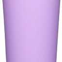 Corkcicle Cold Cup Insulated Tumbler with Lid and Straw, Sun-Soaked Lilac, 24 oz – Reusable Water Bottle Keeps Beverages Cold for 12hrs, Hot 5hrs – Cupholder Friendly Tumbler, Lid for Flexible Sipping, Purple