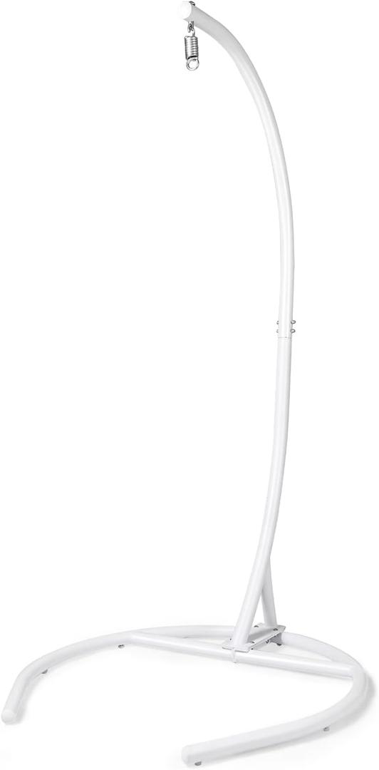 Hammock Chair Stand(Stand Only), Stand for Hanging Egg Chair/Swing Chair, Indoor/Outdoor Hanging Chair Stand Only, Heavy Duty 330Lbs Weight Capacity (White)
