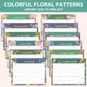 8 x 2026 Wall Calendar, Monthly Wall Calendars, Jan 2026 - Jun 2027, Desk Planner (8.5" x 11"), Hanging for Home, School, Office Supplies