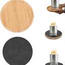 Versatile Fire Pit Mat & Tray for Solo Stove Mesa XL - Protects Surfaces and Enhances Your Fire Pit Experience!, 2 Pack