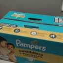 Pampers Swaddlers Diapers, Size 1 (8-14 lbs), 96 Count, Absorbent, Keeps Baby Dry and Comfortable, Skin Safe Disposable Baby Diaper 