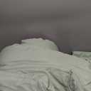 Cover Set 100% Washed Cotton Linen Feel Super Soft Breathable Cozy 3 Pieces Bedding Sets Solid Sage Green Queen