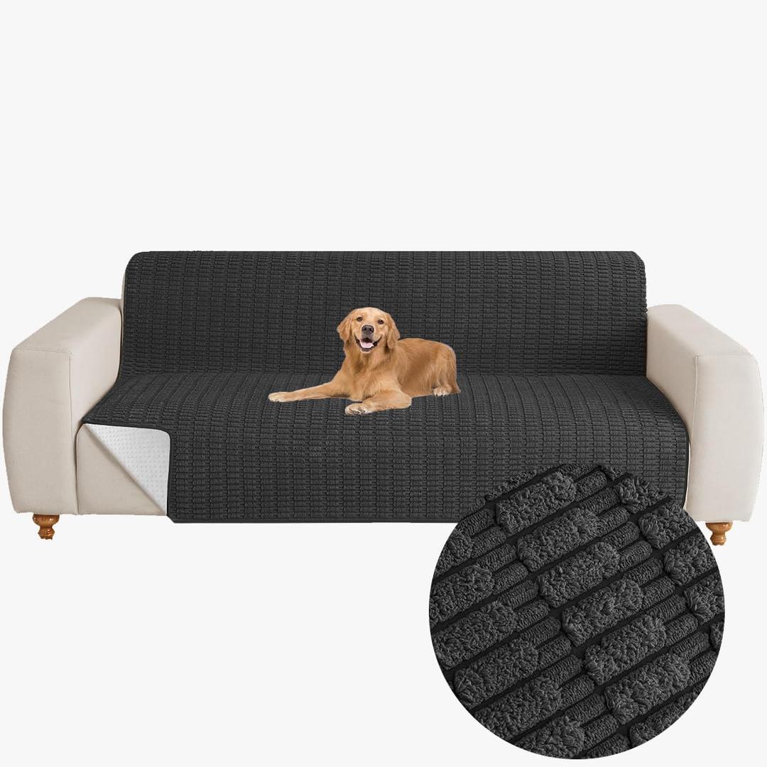 Muamar Dog Bed Cover Sofa Protector,Anti Slip Waterproof Sofa Covers for Living Room Couch Covers,Sofa Mat,Seat Cover, Dog Mat,Pet Pad for Furniture Bed Sofa Protector 1 Piece (60x82 inch, Black)