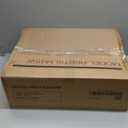 Waterproof Dustproof Shelving Cover for Wire Shelf, 36" W x 24" D x 72" H  Heavy Duty Oxford Fabric with Clear Front & Two-Way Zipper for Pantry, Basement, Utility Room (Black, Cover Only)