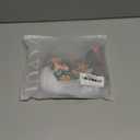 ZAFUL Women's Halter Bandeau Bikini Beaded Tie Back String Bikini Set Push Up Piece Swimsuit Bathing Suits (Size M) US6