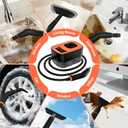 Steam Cleaner, Portable Steamer for Cleaning with 16pcs Accessories, 6-Level Adjustable, 15s Heat-Up, Handheld Steam Cleaner for Home, Tile, Grease, Dirt, Grout, Car Detailing