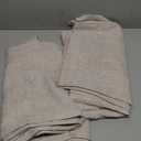 YoungsTex Linen Semi Sheer Curtains 63 Inch Length 2 Panels for Living Room - Light Filtering Drapes with Bronze Grommet Beige Window Treatments for Country Office Bedroom, 52 X 63 Inch (Natural)