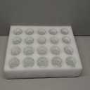 20 Pieces Glass Bud Vases for Centerpieces Bulk Mini Flower Bouquets Vases Small Cute Crystal Ribbed Glass Bud in Bulk for Wedding Baby Bridal Shower Table Party Home Decor (Clear)