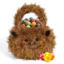 Easter Basket, Highland Cow Easter Baskets for Kids, Baskets with Handle for Gifts Empty, Bunny Egg Hunting, Basket Stuffers Essentials