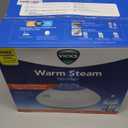 Vicks Warm Steam Vaporizer & Humidifier 1.5 Gallon Tank for Small and Medium Rooms, Night Light, Works with VapoPads and VapoSteam