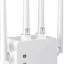 WiFi Extender Signal Booster, Whole Home Coverage Internet Repeater Works with Any Router