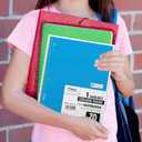 Mead Spiral Notebook, 6 Pack, 1 Subject, College Ruled Paper, 7-1/2" x 10-1/2", 70 Sheets per Notebook, Assorted Bright Colors (830050-ECM)