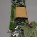 Floroom Artificial Greenery Stems Box Set, 36pcs with 7 Kinds of Faux Greenery Flowers Picks for DIY Bridal Bouquets Wedding Floral Arrangement Table Centerpieces, Dusty Blue & Silver