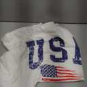 USA Flag Tee Shirt Women 4th of July Gift T Shirt Casual Short Sleeve American Proud T-Shirt Tops Size Large