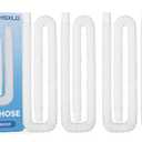 Pool Hoses for Above Ground Pools, 1.25 x 51 Inch Hose for Filter Pump, Compatible with Filter Pump 607, 637 (4 Hoses + 8 Metal Clamps)