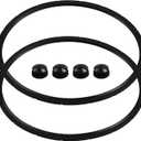 09985 Pressure Canner Sealing Ring Replacement for Presto Pressure Canner - Fits Presto Pressure Cooker models 0174510, 0175510, 0175107, 0178107 (Pack of 2) (2PCS, Black)