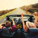 Mini Bouquet Flowers For Car 2pcs Dry Flower Car Vent Clips With 4pcs DIY Unscented Fragrance Pads For Girls Mother,Black & White