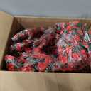 KHOYIME 18 Pack 144 FT Artificial Flower Garland, Fake Red Roses Vines Silk Flowers Faux Plastic Outdoor Hanging Floral Ivy Garland Decoration for Wedding Arch Bedroom Home Wall Backdrop Room Decor, 18pcs