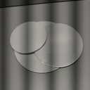 PHOENIX Round Canvas Painting Boards - 8 10 12 Inch/ 3 Pack Each - 9 PK Circle Canvas Boards for Painting - 100% Cotton Flat Triple Primed Blank Canvas for Oil, Acrylic Painting & Crafts (White)