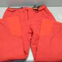 FREE SOLDIER Men's Waterproof Snow Insulated Pants Winter Skiing Snowboarding Pants with Zipper Pockets (Medium(34-36)/32L, Red)