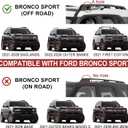 KINGGERI 265lbs Roof Racks Cross Bars Fit for Ford Bronco Sport (Off-Road) 2021-2026 Badlands & 2022-2026 Outer-Banks & 2021 First Edition, Heavy Duty Aluminum Crossbars All Metal Luggage Accessories