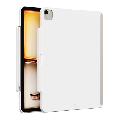 MAGEASY CoverBuddy Lite iPad Case that Fits Magic Keyboard for iPad Air 13" (M4 2026 / M3 2025 / M2 2024, 8th/7th/6th Generation) Magic Keyboard Compatible Case with Pencil Holder (White 1.0)