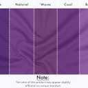 2 x Ruvanti Cloth Napkins Set of 6, 18x18 Inches Napkins Cloth Washable, Soft, Durable, Absorbent, Cotton Blend. Table Dinner Napkins Cloth for Hotel, Lunch, Restaurant, Wedding Parties - Purple