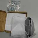 Headboard Adapter Kit, 4 PCS Headboard Brackets for Metal Bed Frame, Full to Queen Conversion Kit