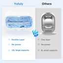 Yofuly Sterilizer for Esthetician, 12L Double-layer Large Sterilizer for Nail Tools, Multi-Functional Nail Cleaner Box, Large Capacity Cleaning Cabinet for Home Use, Barbers, Beauty Salons, and Spas