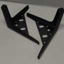 4-inch Furniture Legs, Legs for Furniture Set of 4, Modern Furniture Feet for Cabinet Sofa Couch Table Chair Bed Dresser Wardrobe Risers DIY Replacement-Matte Black