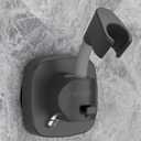 360 Swivel Shower Head Holder with Suction Cup | 10kg Load Capacity, Tool-Free Installation in Seconds | Removable and Rust-Resistant Shower Bracket with Storage Hook (Grey) (Gray)