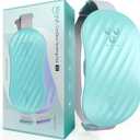 Slimpal AI Portable Heating Pad for Period Cramps, Smart AI Heat Chip, Electric Cordless Heating Belt for Back, Belly, Waist, Stomach, Menstrual Wearable Heating Pad Aqua S2