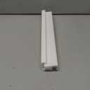 evron Acrylic Floating Shelves  2-Pack White Wall Shelf for Bathroom, Bedroom, or Kitchen  Easy Installation with Adhesive (No-Drill) or Screws (Drill Required)  13.8" Modern Rack (White 2 Pack)