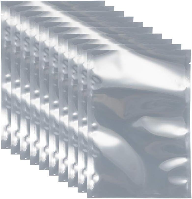 uxcell Antistatic Shield Shielding Bag, Flat Open Top Anti Static Bag for Electronic Devices, 5x7 inch(125x180mm), 100 PCS