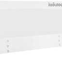 KOOLDOO Bed Rail for Toddlers, 59”Extra-Long Swing Down Tall Bed Rail Guard for Baby, Kids Safety, for Twin, Full, Queen & King Size Bed, Platform, Box Bed(59" L*22.8" H, White)