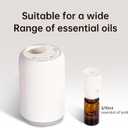 Waterless Essential Oil Diffuser - 120ml Portable Aroma Diffuser for Home Office Car, Ultra-Quiet Cordless Scent Diffuser with 3 Modes, Long-Lasting Fragrance (White)