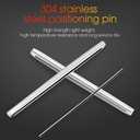 100pcs Fiber Optic Heat Shrink tubing Fusion Spliced Fiber Optic Cable Heat Shrink tubing Single Steel Needle 304 Stainless Steel PE Transparent Bare Fiber Protection Tube