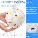Interactive Dog Toys Dog Balls Activated Automatic Rolling Ball for Puppy Small Medium Dogs Smart Jumping Automatic Moving Bouncing and Rotating Ball Vibrating Keep Them Busy (White)