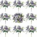 MANCHUANG 8 Bundles Peonies Artificial Flowers Silk Peonies Faux Flowers Fake Peonies Artificial Flowers Peonies Bouquet for Table Centerpieces Decoration Wedding Decor Home Party Decor (Purple)