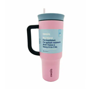 Owala® 40 oz Travel Tumbler SS Pink Skies