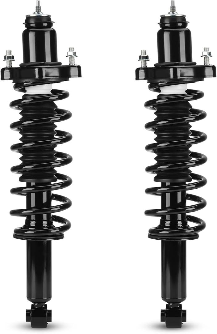 Rear Struts w/Coil Springs Shock Absorbers for 2007-2016 Jeep Patriot/Jeep Compass, 2007-2012 Dodge Caliber (Exc. SRT-4), Left & Right Side, Strut Shocks Absorber Assembly Replace for 172401