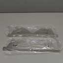 Stove Gap Covers Stainless Steel,2 Pack (Silver) Stove Gap Filler,Stove Guard for Gas Stoves Oven Counter Side Gap, Retractable Length 13.8" to 27.5", Width 0.79",Heat Resistant and Easy to Clean