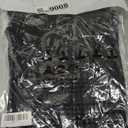 ASPO Men's Windproof Warm Golf Vest Outerwear with 6 Pockets Waterproof Winter Softshell Sleeveless Puffer Jacket for Hiking, Size XXL, black