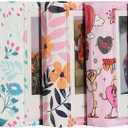 Small Polaroid Photo Album Book For Polaroid Now, i-Type, 600, and SX-70 Instant Photos, Holds 32 Pockets Fujifilm Instax Wide 400/300 Square Picture Film. (Modern Floral, 2 Pack)