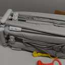 Sweeby Baby Playpen, 59x59 Inch Gate Foldable for Babies and Toddlers, Extra Large With Door Play Yard for Fence Indoor and Outdoor, Gray