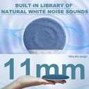 2026 New Sleep Pillow Speaker, Bluetooth Pillow Speaker with White Noise Timer Wireless Sleep Aid with Stereo Bass Private Sleep Headphones for Adult Kids, Blue 
