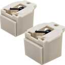 2 Pack ATN3600L Diamond Needles Replacement Stylus, Compatible for Audio-Technica AT-LP60x,AT-LP60xBT,AT-LP60xUSB,AT-LP60,AT-LP60-USB,AT-SB727,AT-SB2022,Crosley C100, C200 Turntable Player